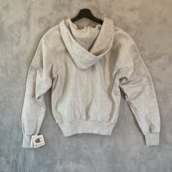 Champion Men's Reverse Weave Gray Full Zip Hoodie Grey NWT Size S - Picture 3 of 6